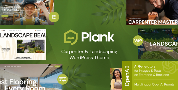 Plank - Carpenter, Flooring & Woodworker WordPress Theme 1 Plank - Carpenter, Flooring & Woodworker WordPress Theme