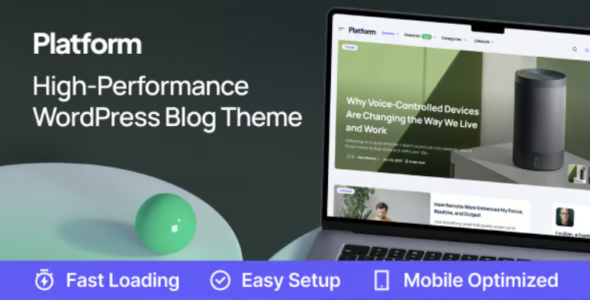 Platform High-Performance Blog WordPress Theme