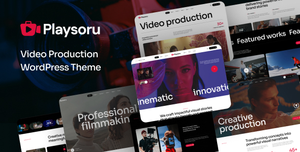 Playsoru – Video Production WordPress Theme 1 Playsoru Video Production WordPress Theme