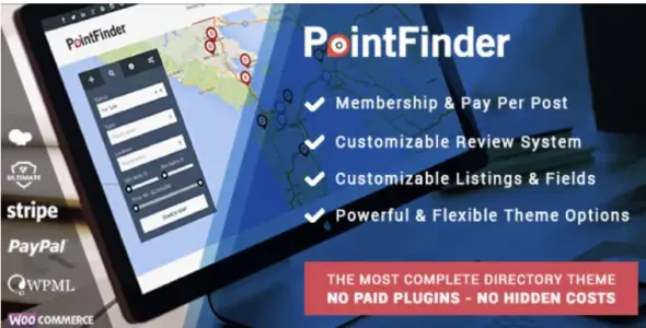 Point Finder Pro WordPress Theme