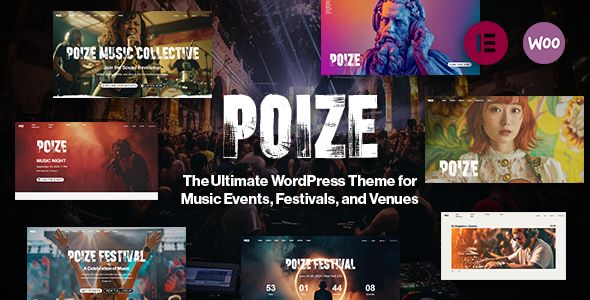 Poize – WordPress Theme for Music Events, Festivals Venues 1 Poize WordPress Theme