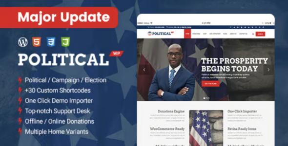 Political WP - Political Campaign WordPress Theme