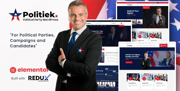 Politiek – Politics Election WordPress Theme 1 Politiek – Politics Election WordPress Theme