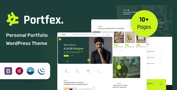 Portfex - Personal Portfolio WordPress Theme 1 Portfex Personal Portfolio WordPress Theme