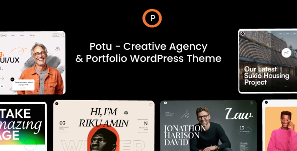 Potu - Creative Agency & Portfolio WordPress Theme 1 Potu – Creative Agency & Portfolio WordPress Theme