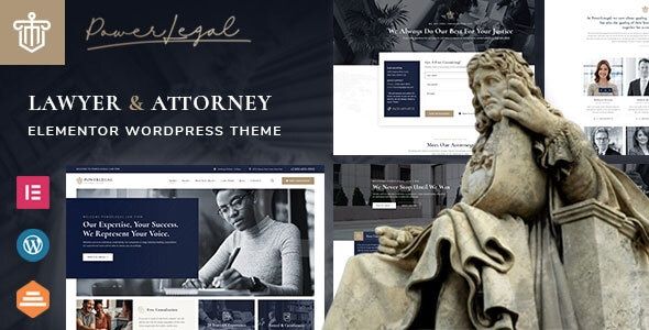 Powerlegal – Law Lawyer Attorney WordPress Theme 1 Powerlegal Law Lawyer Attorney WordPress Theme