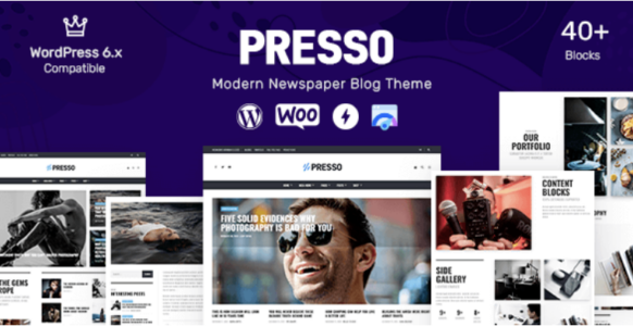 PRESSO Modern Newspaper Blog Theme