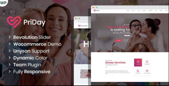 Pri Day – LGBT Community WordPress Theme