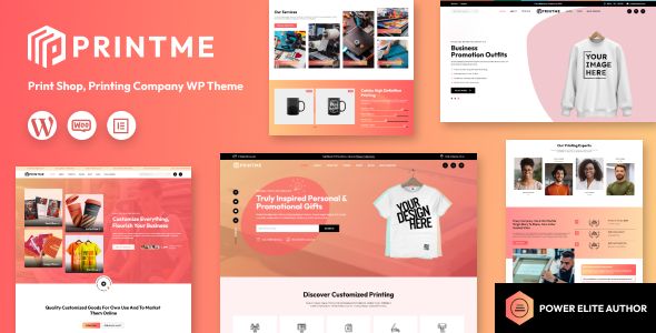 Printme - Printing Company, Press Services Theme 1 Printme WordPress Theme