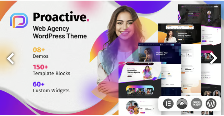 Proactive - Web Design Agency WordPress Theme 1 Proactive Web Design Agency WordPress Theme