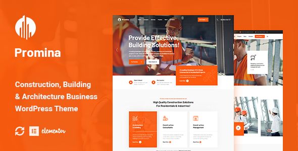Promina – Construction And Building WordPress Theme 1 Promina Construction And Building WordPress Theme