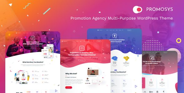 PromoSys - Promotion Services Multi-Purpose WordPress Theme 1 Promo Sys Promotion Services Multi-Purpose WordPress Theme