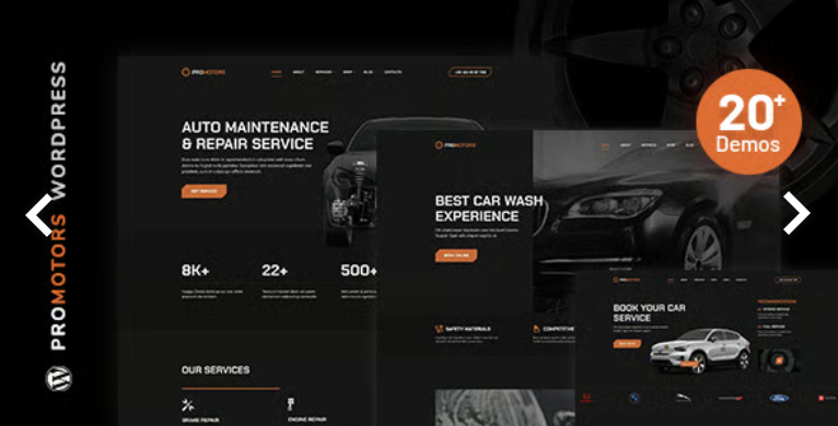 ProMotors – Car Service and Detailing WordPress Theme 1 Pro Motors – Car Service and Detailing WordPress Theme