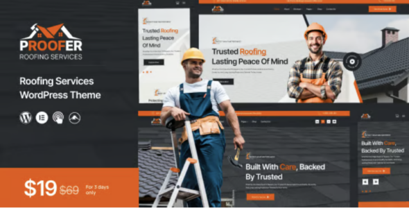 Proofer - Roofing Services WordPress Theme