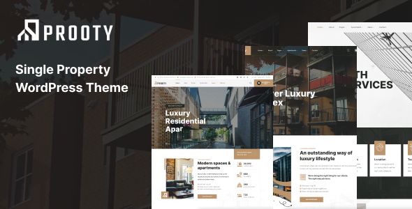 Prooty - Single Property WordPress Theme 1 Prooty Single Property WordPress Theme