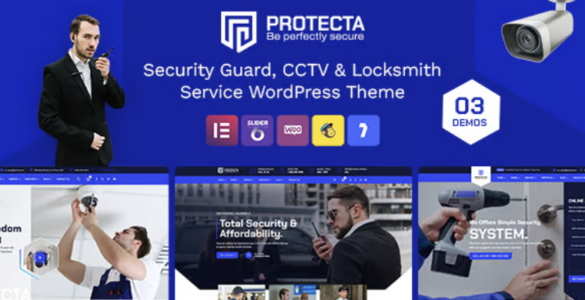 Protecta - Security and CCTV WordPress Theme