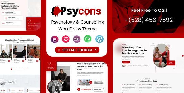 Psycon – Psychology Counseling WordPress Theme 1 Psycon – Psychology Counseling WordPress Theme