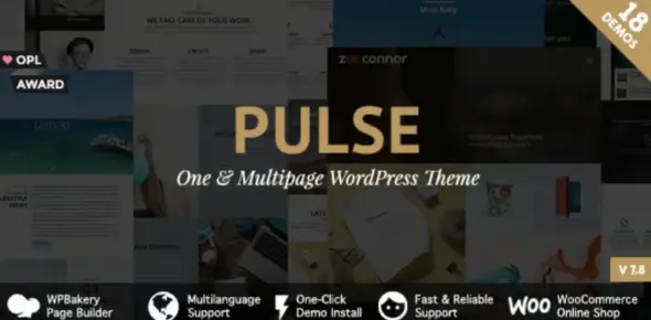Pulse pro – Premier WordPress Theme
