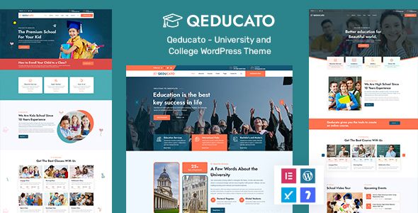 Qeducato - University and College WordPress Theme 1 Qeducato - University and College WordPress Theme