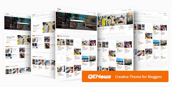 Qenews – Creative WordPress Theme for Bloggers 1 Qenews – Creative WordPress Theme