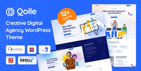 Qolle – Creative Digital Agency WordPress Theme 1 Qolle Creative Digital Agency WordPress Theme