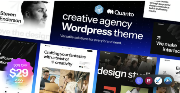 Quanto - Creative Agency WordPress Theme
