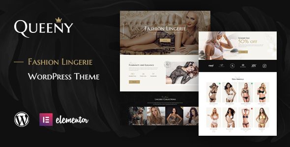 Queeny - Fashion Lingerie WordPress Theme 1 Queeny Fashion Lingerie WordPress Theme