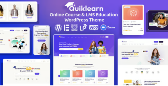 Quiklearn Education WordPress Theme