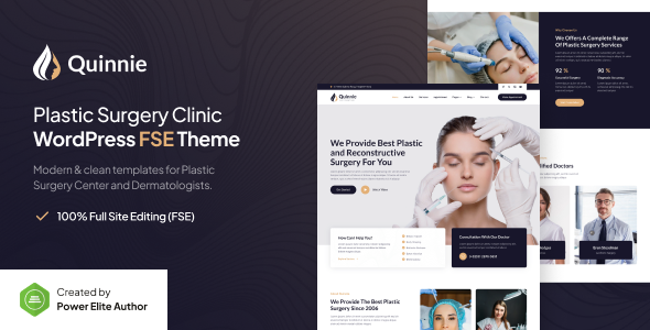 Quinnie – Plastic Surgery Clinic Gutenvese FSE WordPress Block Theme 1 Quinnie Plastic Surgery Clinic WordPress FSE Theme