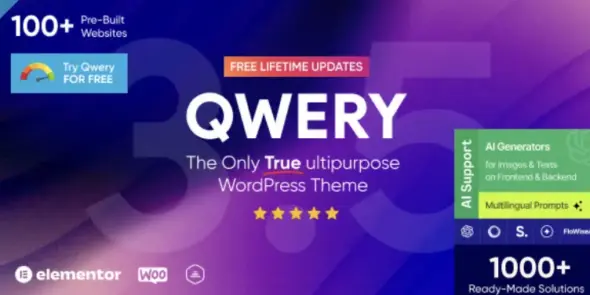 Qwery Pro – Multi-Purpose Business WordPress & WooCommerce Theme