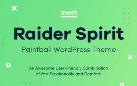 Raider Spirit Paintball WordPress Theme