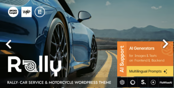 Rally - Car Service & Motorcycle WordPress Theme