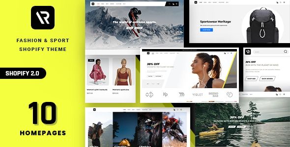 Random – Sport & Outdoor Clothing Shopify Theme 1 Random – Sport & Outdoor Clothing WordPress Theme