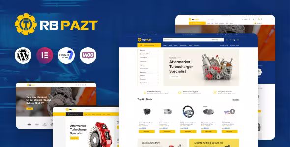 RBpazt – Auto Parts WooCommerce Theme 1 RBpazt – Auto Parts Woo Commerce Theme