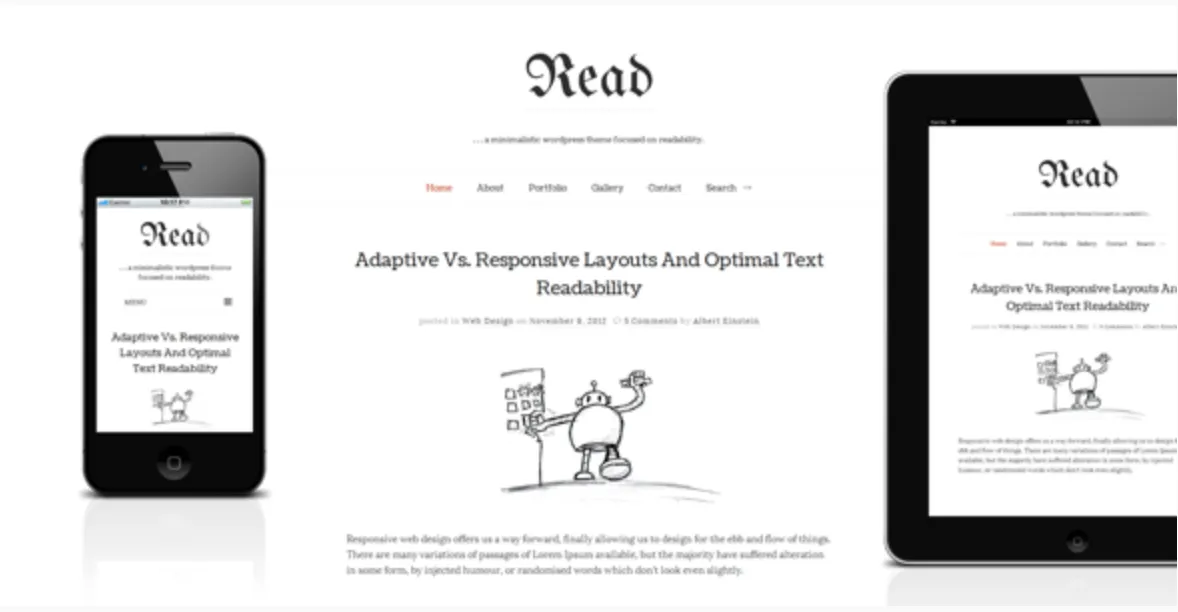 Read WP Pro – Minimalist WordPress Blog Theme 1 Read WP Pro Minimalist WordPress Blog Theme