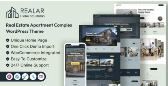 Realar - Real Estate WordPress Theme