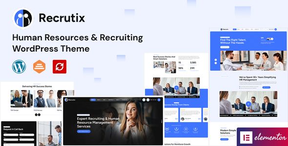 Recrutix – Human Resources Recruiting WordPress Theme 1 Recrutix Human Resources & Recruiting WordPress Theme
