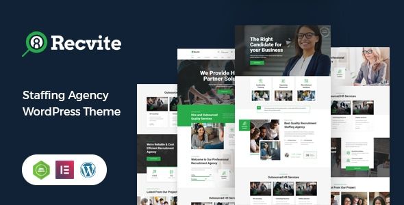 Recvite – Staffing Agency WordPress Theme 1 Recvite – Staffing Agency WordPress Theme