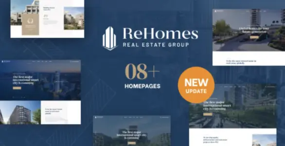 Rehomes Pro – Real Estate Group WordPress Theme