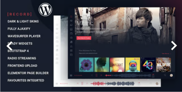Rekord - Ajaxify Music Events Podcasts Multipurpose WordPress Theme