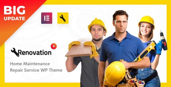 Renovation – Repair Service/ Home Maintenance Elementor WP Theme 1 Renovation – Repair Service/ Home Maintenance WordPress Theme