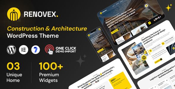 Renovex – Construction WordPress Theme 1 Renovex Construction WordPress Theme