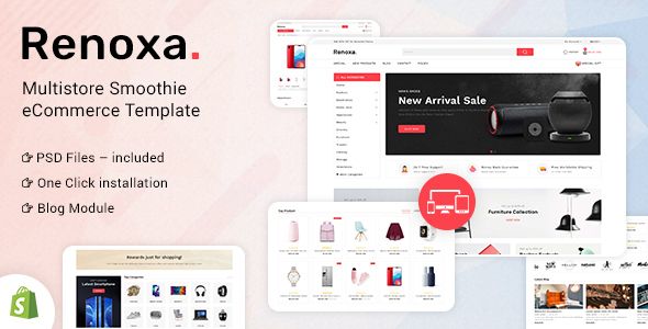 Renoxa Multipurpose E-commerce Shopify Template 1 Renoxa Multipurpose E-commerce Shopify Template