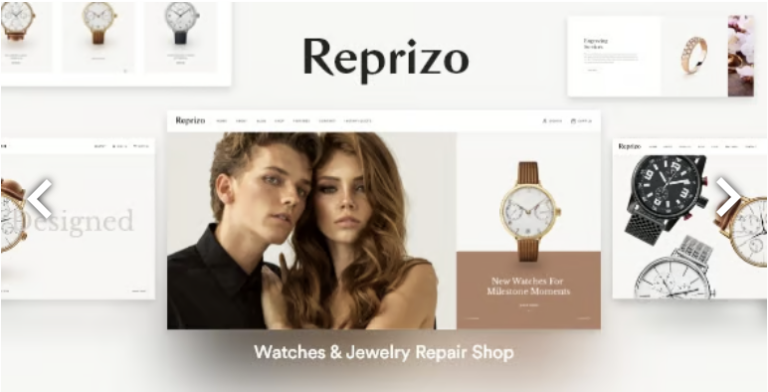 Reprizo - Jewelry & Watch Shop WordPress Theme
