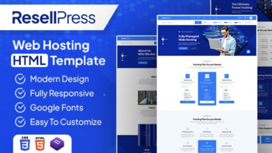 ResellPress Web Hosting HTML Template