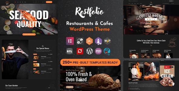 Restfolio – Elementor Restaurants Cafes WordPress Theme 1 Restfolio – Elementor Restaurants Cafes WordPress Theme