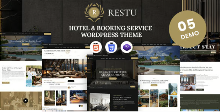 Restu - Hotel & Resort Booking WordPress Theme 1 Restu - Hotel & Resort Booking WordPress Theme