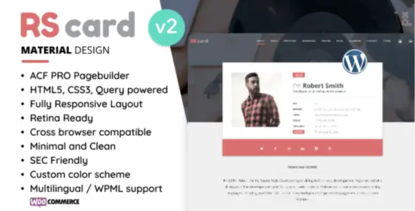 Resume & CV WordPress Theme