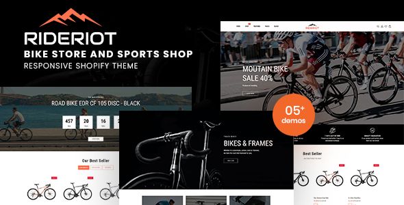 Rideriot Bike Store Responsive Shopify Theme