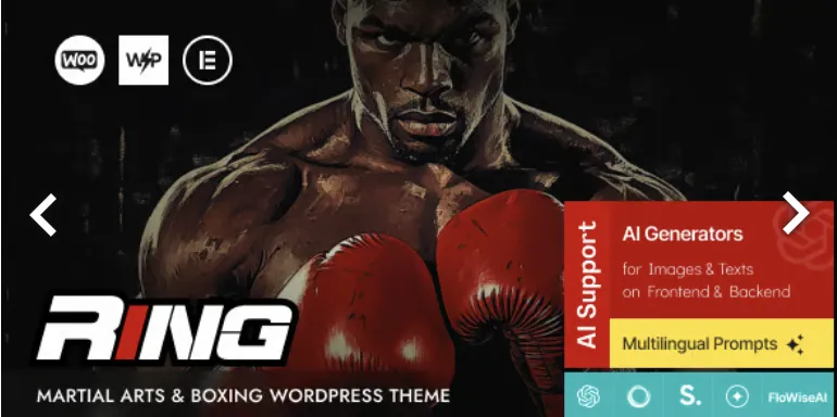 Ring Pro – Martial Arts & Boxing WordPress Theme 1 Ring Pro – Martial Arts & Boxing WordPress Theme